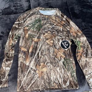 Realtree Large Camouflage Long Sleeve Shirt
